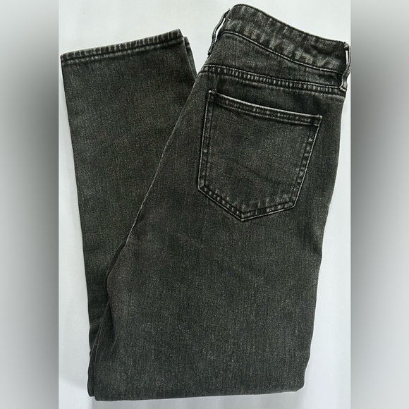 Pacsun Women's Pac Sun Sz 27 High Rise Black Wash Denim Straight Leg Mom Jeans - Picture 3 of 13